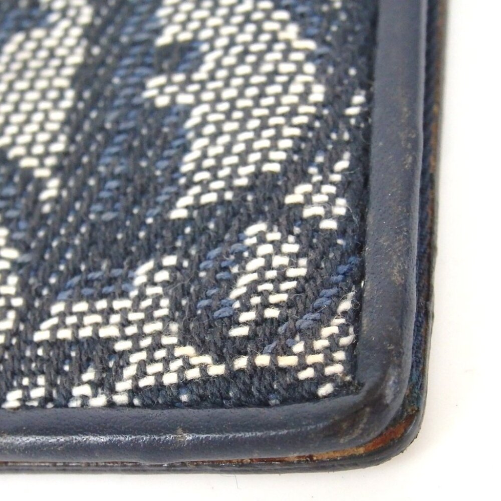Authentic Christian Dior Trotter Card Case canvas/leather [Used] - Picture 6 of 11